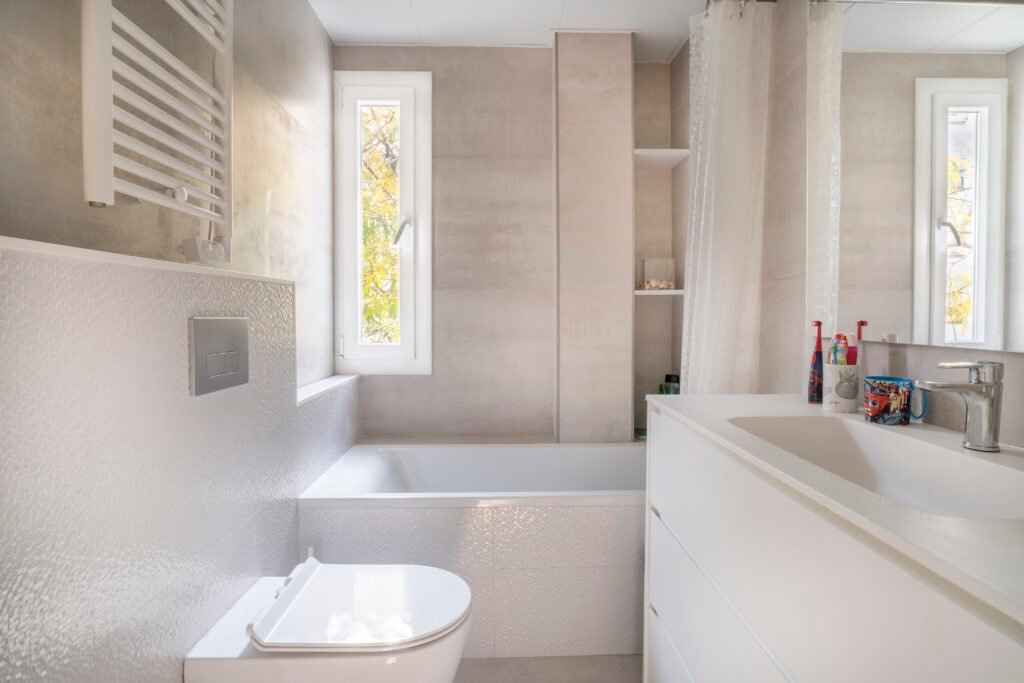 baño blanco