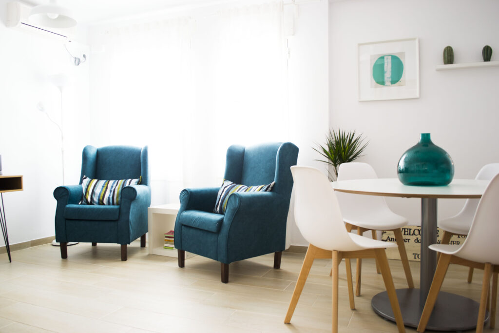 sillones azules